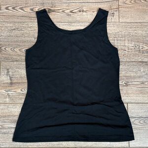 Geoffrey Beene Sport Black Sleeveless Tank Top Medium Spandex